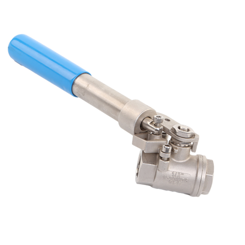 Floating 2PC Screwed ends Stainless Steel Ball Valve with Spring Return